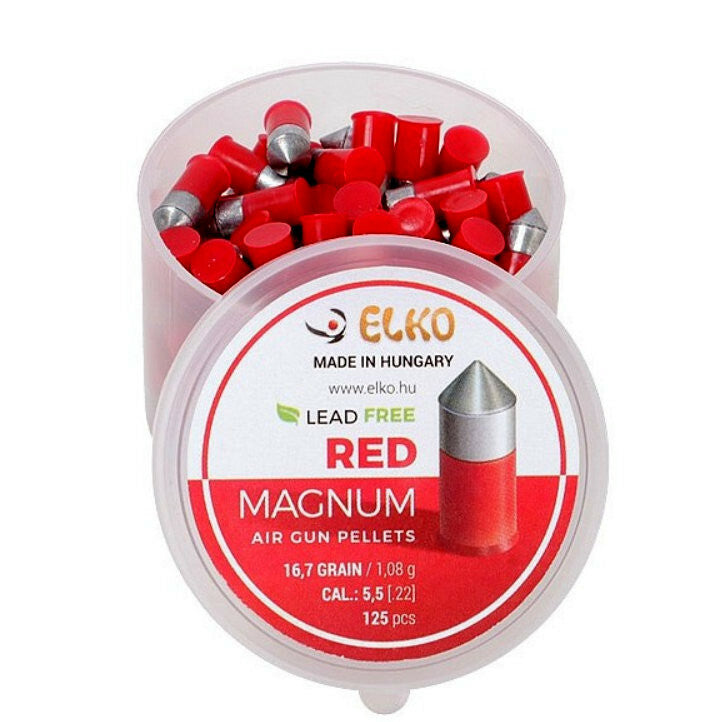 5.5 22 ELKO RED MAGNUM AIR RIFLE PELLETS