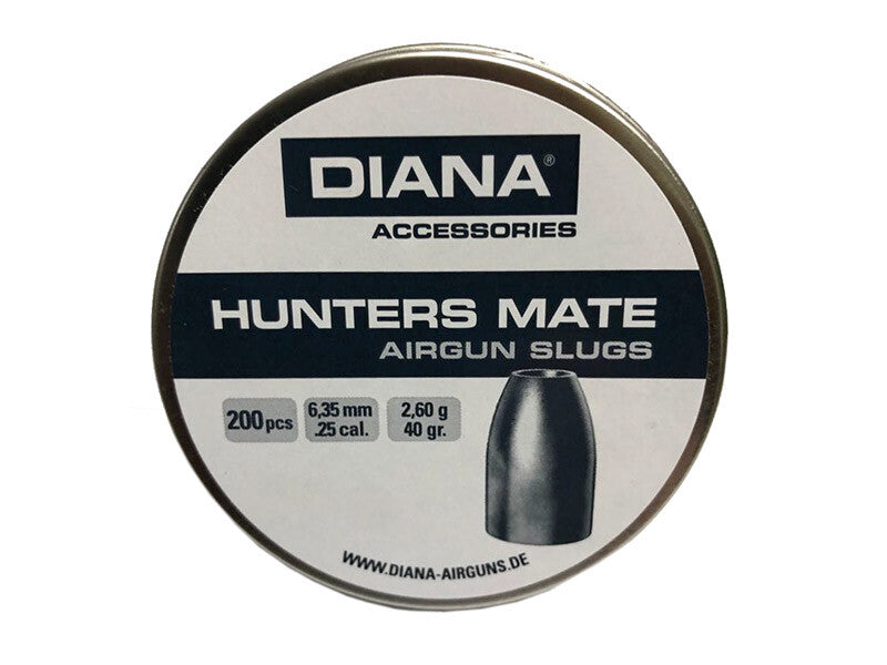 Piombini 5.5mm 22 Diana Hunters Mate Slugs airguns pellets plinking co2 pellets 