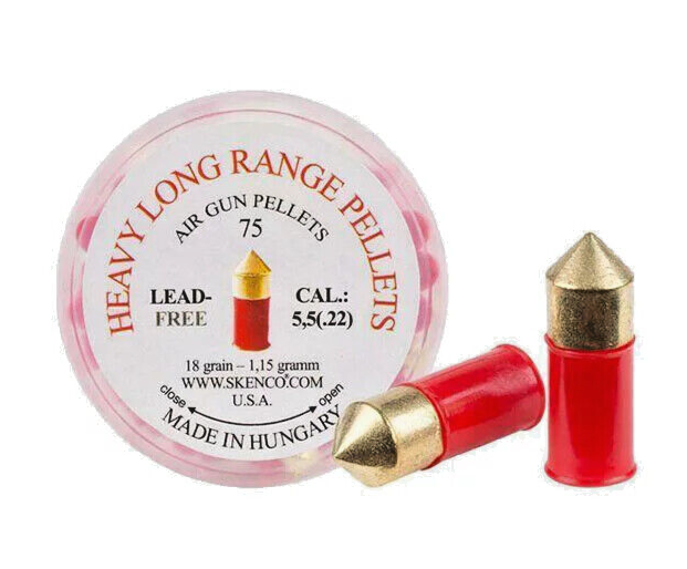 Skenco 5.5mm Heavy Long Range Pellets for Air Rifles and Airguns 
