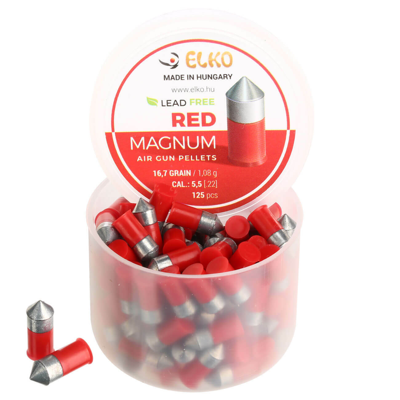 5.5 22 ELKO RED MAGNUM AIR RIFLE PELLETS