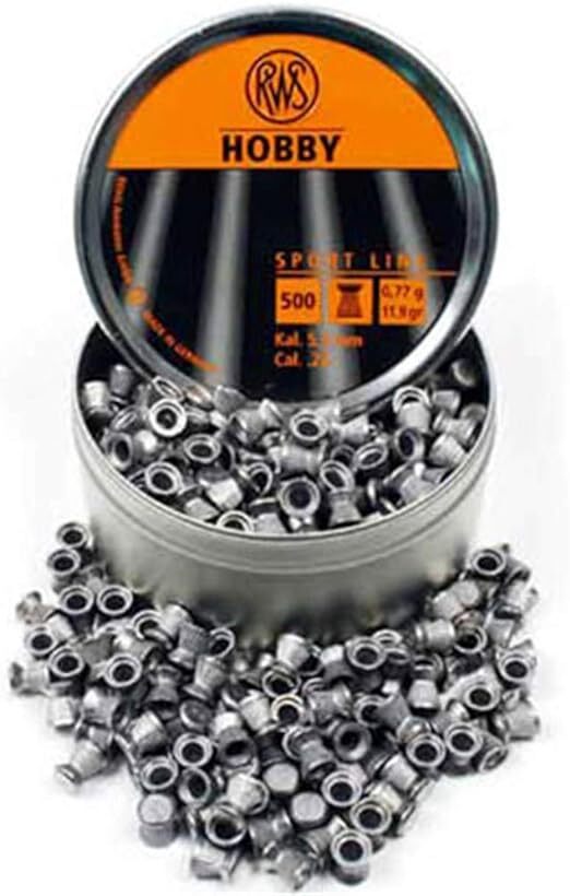 5.5mm RWS Hobby Pellets for Compressed Air Plinking Airgun Co2 Pellets 