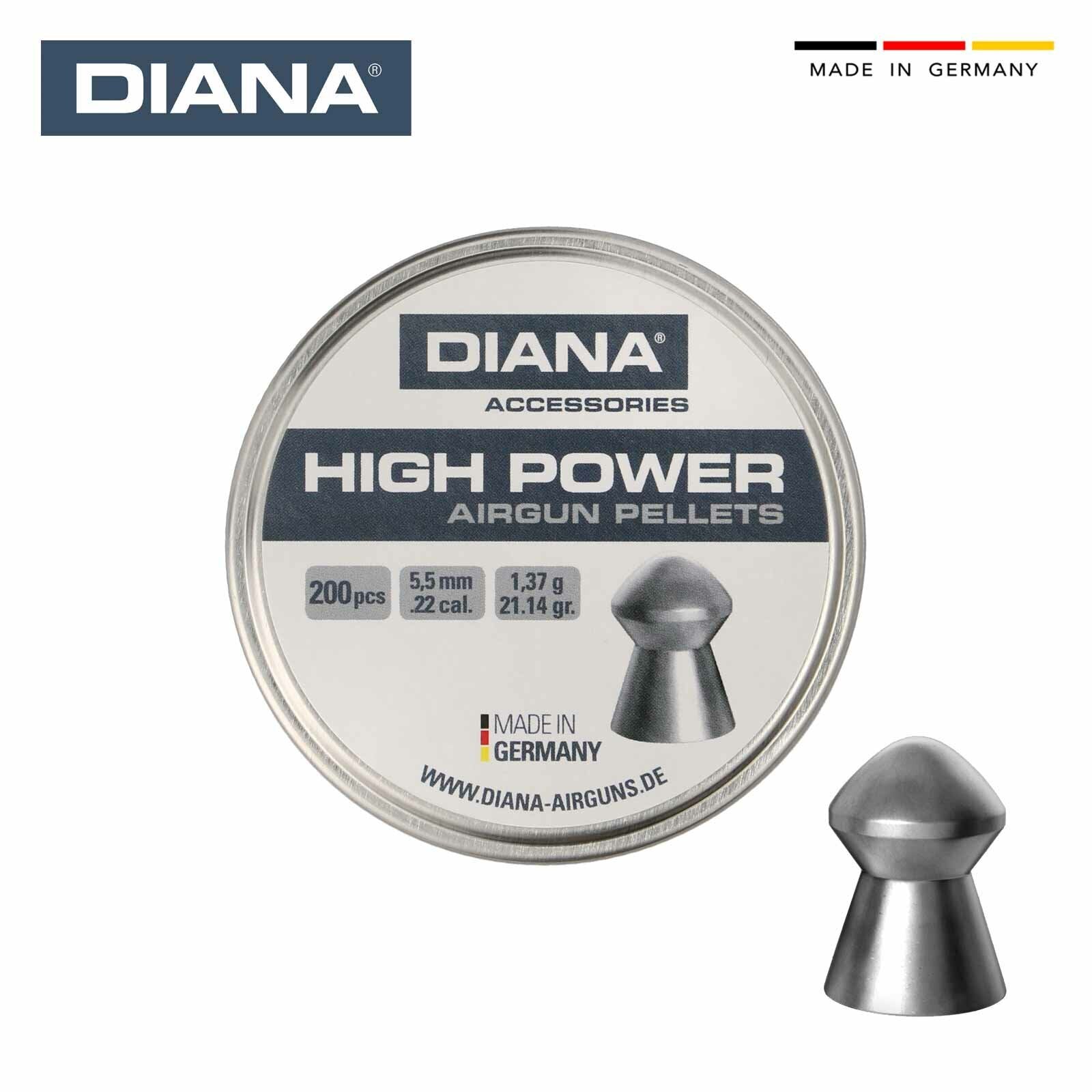 5.5mm 22 Diana High Power pellets airguns gamo compressed air pellets 