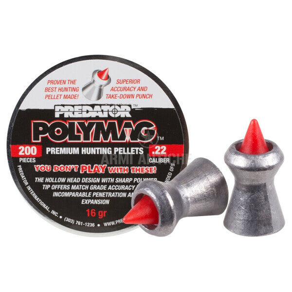 5.5mm JSB Predator Polymag Pellets for Air Rifle Hunting